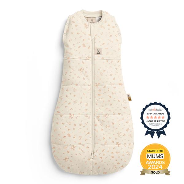 ERGOPOUCH Zavinovačka a vak na spanie 2v1 Cocoon Lullaby  0-3m, 3-6kg, 2,5tog