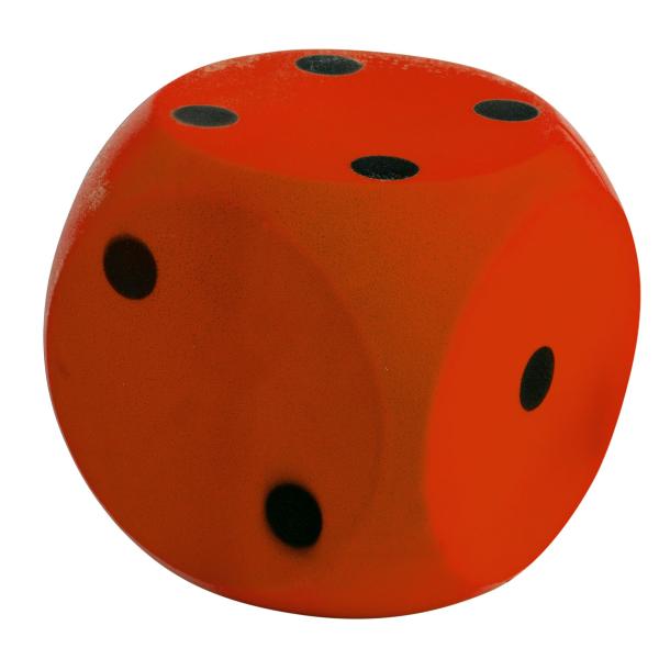 Androni Kocka mäkká červená 10 cm