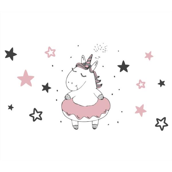 Adaptér pro WC „Unicorn“, Grey/Pink