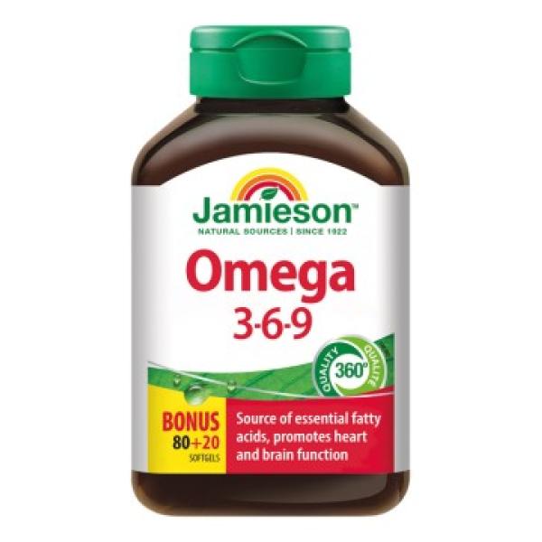 Jamieson Omega 3-6-9 100 kapslí