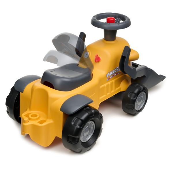 Falk Odrážedlo Marcel Construction s nakladačem, vlečkou a bagrem