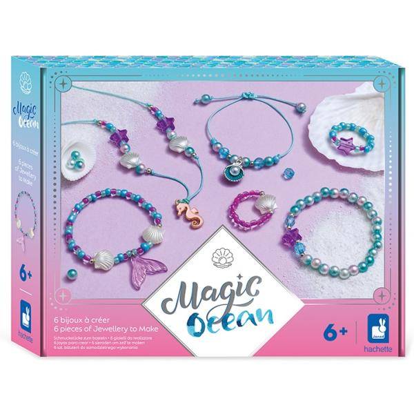 Janod Atelier Kreatívna sada Výroba šperkov Magický oceán 6 ks