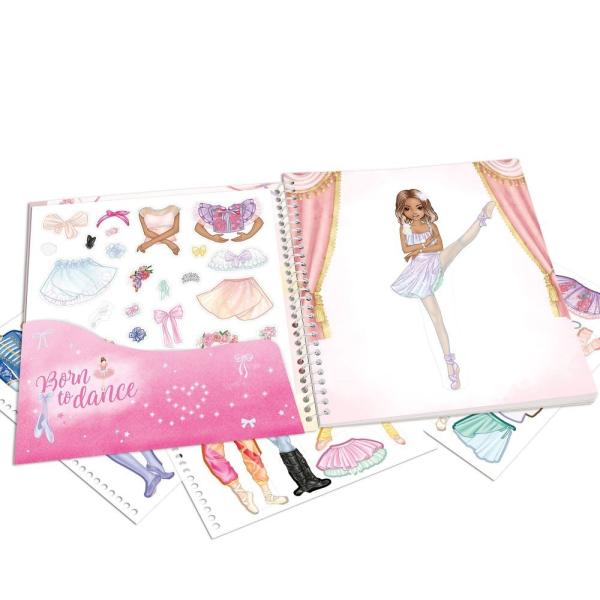 Top model Kreativní sešit s nálepkami Top Model Balet