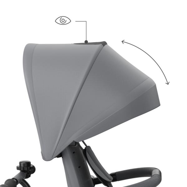KINDERKRAFT Tříkolka Aston 2 Plus Grey, 9m+ (obrázek 8)