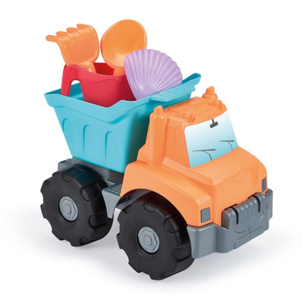 Nákladné autíčko 33 cms kanvičkou a prísl. na piesok