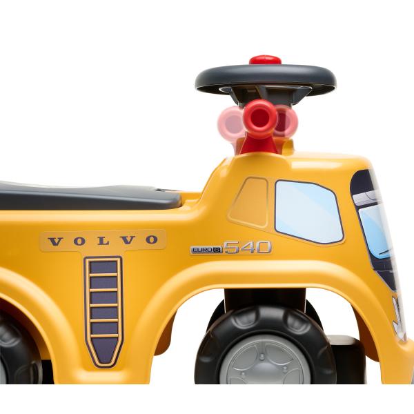 Falk Traktor volvo FMX s volantem, klaksonem a přívěsem