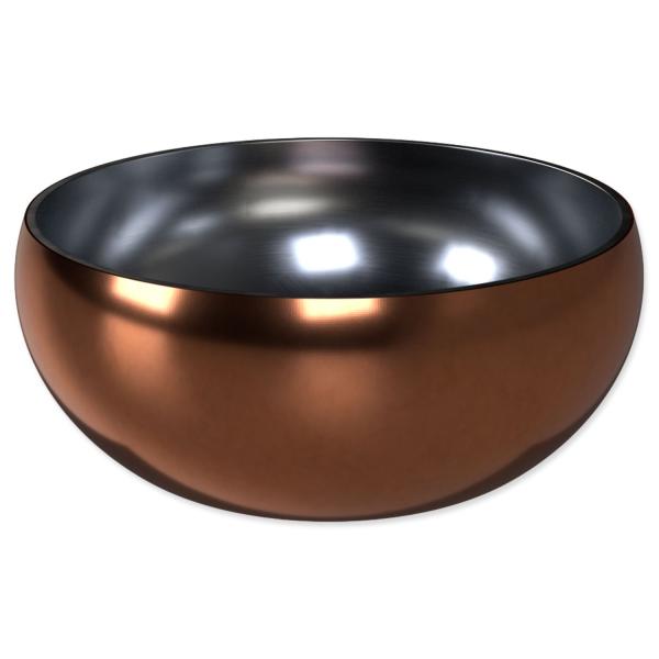 Ciotola Dog Fantasy a doppia parete rosegold 12cm, 376ml