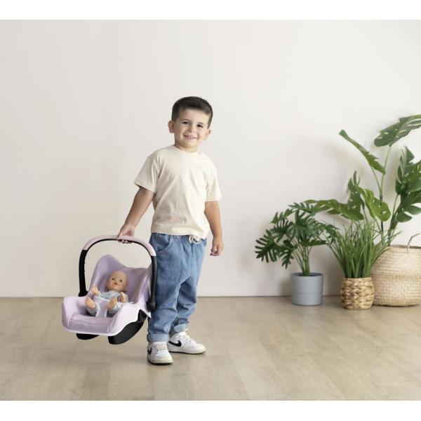 Smoby Maxi Cosi Autosedačka pro panenky světle růžová (obrázek 6)