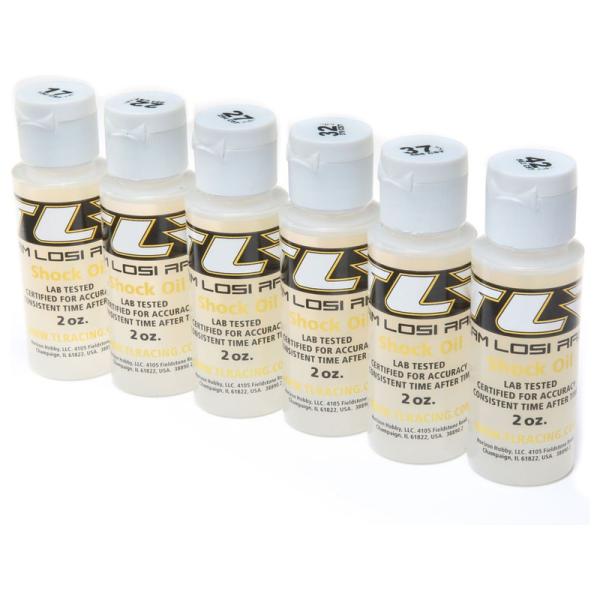 TLR silikónové oleje do tlmičov Middle (sada 6x56ml)