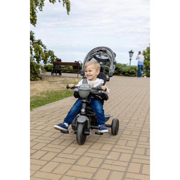 QPLAY Trojkolka Cosy Grey, věk 10-72 měsíců (obrázek 9)