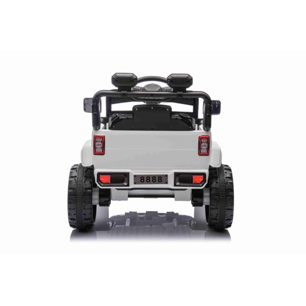Elektrické autíčko OFFROAD NEW s pohonem zadních kol, bílé, Lithiová baterie (obrázek 6)