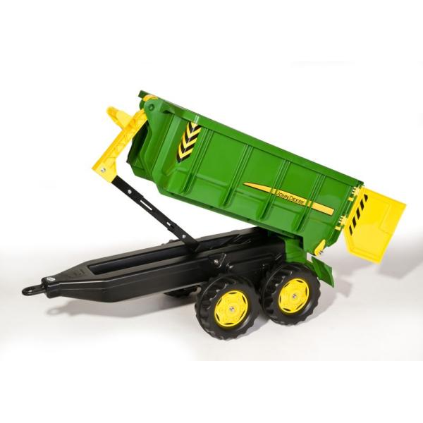 Rollytoys Vlečka za traktor John Deere vyklápěcí zelená (obrázek 3)
