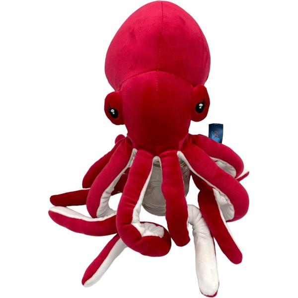 Juguete de peluche pulpo rojo 45cm