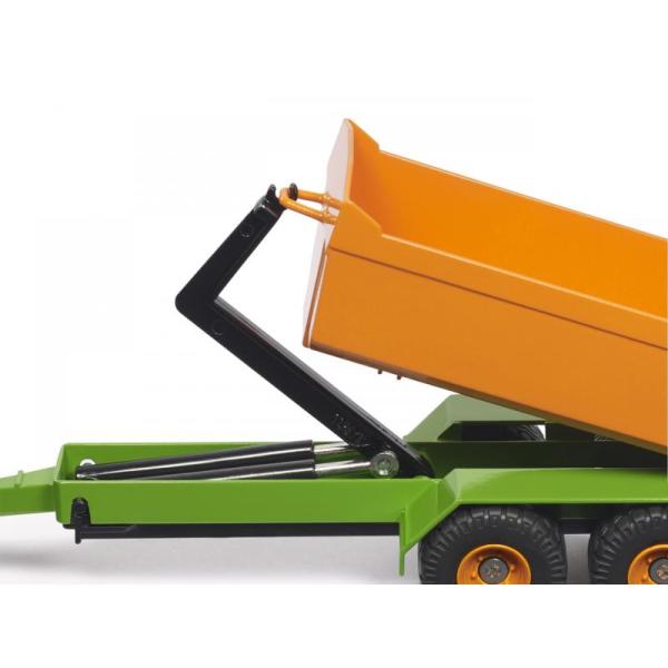 Siku Farmer - traktor Fendt s vyklápěcím přívěsem, 1:50 (obrázek 3)
