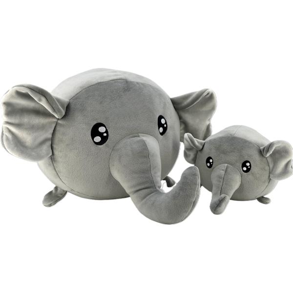 Magic Baby Slon - mamička s mláďatkom - set plyšových hračiek 20 a 40 cm