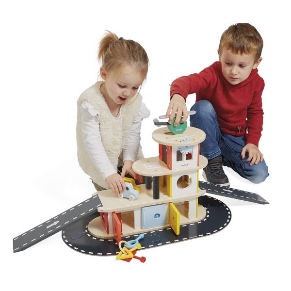 Janod Dřevěná garáž Bolid (obrázek 4)