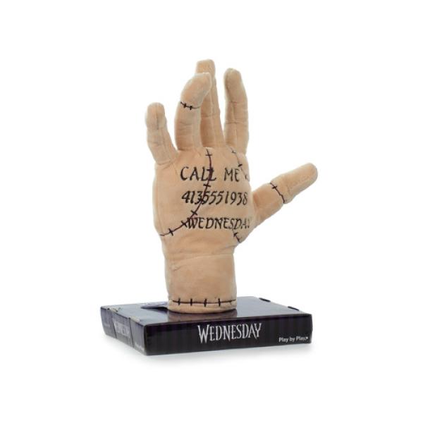 Play By Play Peluche Mano The Thing Di Mercoledì Wednesday Addams Versione Con Scritta Call Me - Altezza 25Cm-image