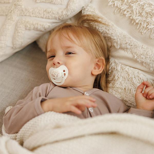 BABYONO Dudlíky silikonové anatomické 18m+, 2 ks