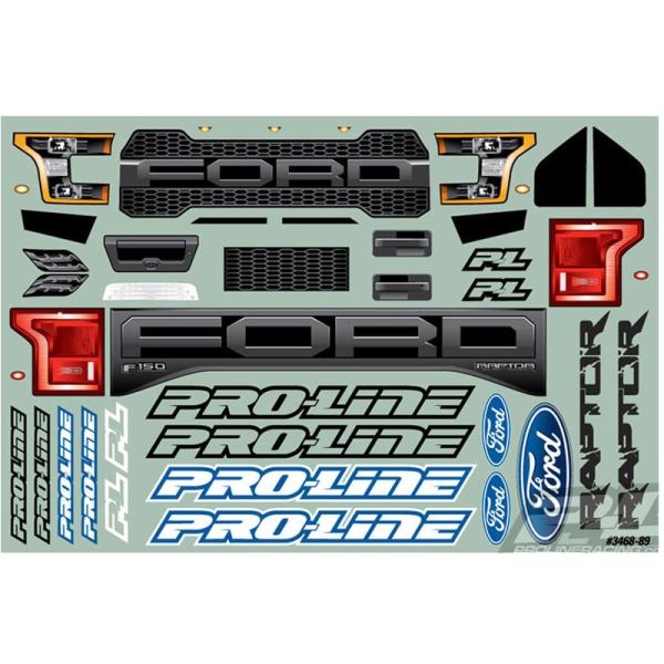Pro-Line karosérie 1:8 Ford F-150 Raptor 2017 (Monster Truck) (obrázek 3)