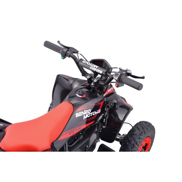 Elektrická čtyřkolka pro děti Beneo Motors Raptor červená - 800W (obrázek 6)
