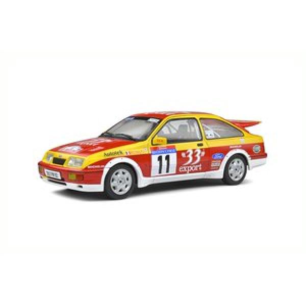 1:18 Ford Sierra Cosworth RS Tour de Corse 1987 Red/Yellow No 11 AURIOL/OCELLI