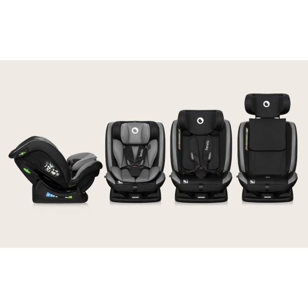 LIONELO Autosedačka Aart i-Size (40-150 cm) Grey Graphite (obrázek 3)