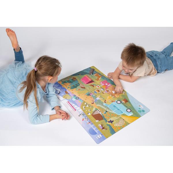 KukiKuk 80052 Velké puzzle Na výletě
