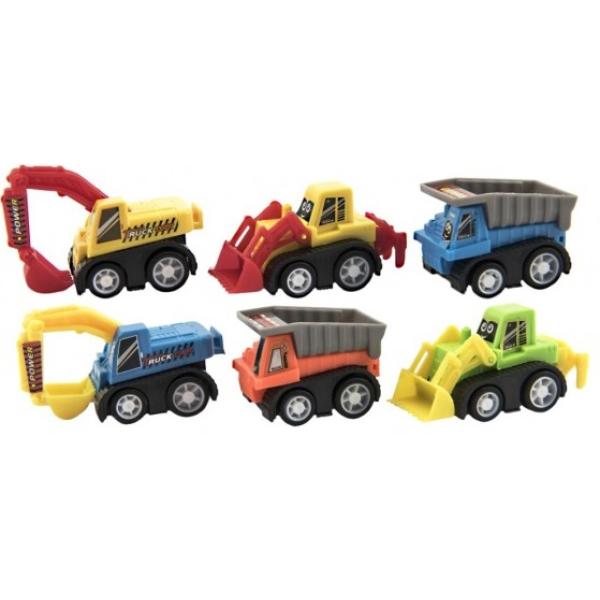 Sada mini stavebných strojov 6 ks