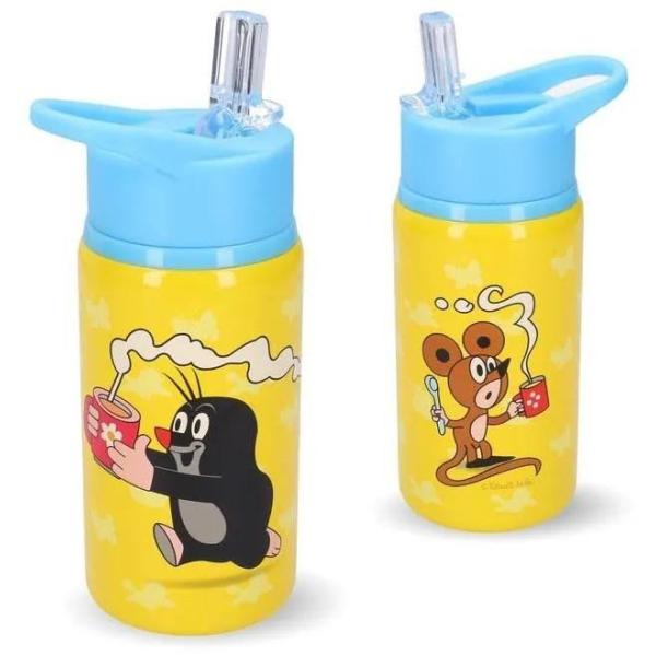 Fľaša nerez Krtko 500 ml modrá