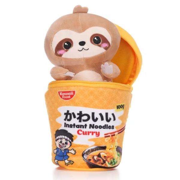 KAWAII NOODLE POTS Juguete de peluche perezoso 17cm