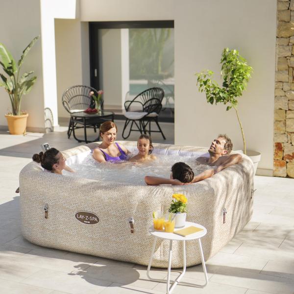 Bestway 6001M Vířivka LAY-Z-SPA® Rome AirJet™ pro 7 lidí (Energy-saving) 201 x 201 x 71 cm