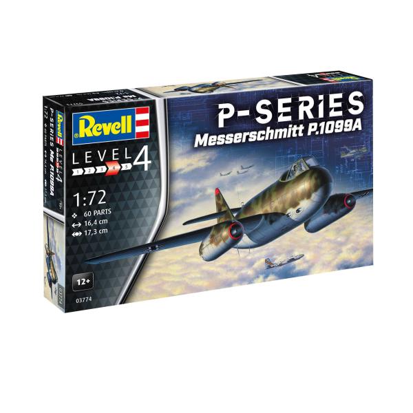 ModelSet letadlo 63774 - Messerschmitt P.1099A - P-Series (1:72)