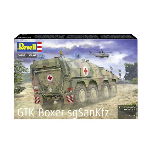 Plastic ModelKit military 03362 - GTK Boxer sgSANKfz (1:72) (obrázek 4)