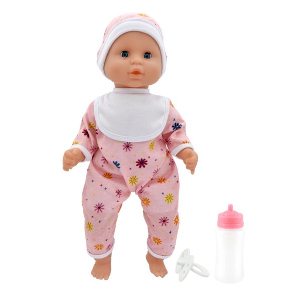 Dolls World Bábätko Baby Joy PINK - 38 cm