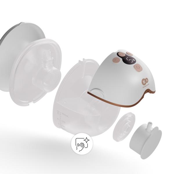 KINDERKRAFT Odsávačka mateřského mléka Single Hands-free Mamaflow Gold (obrázek 5)