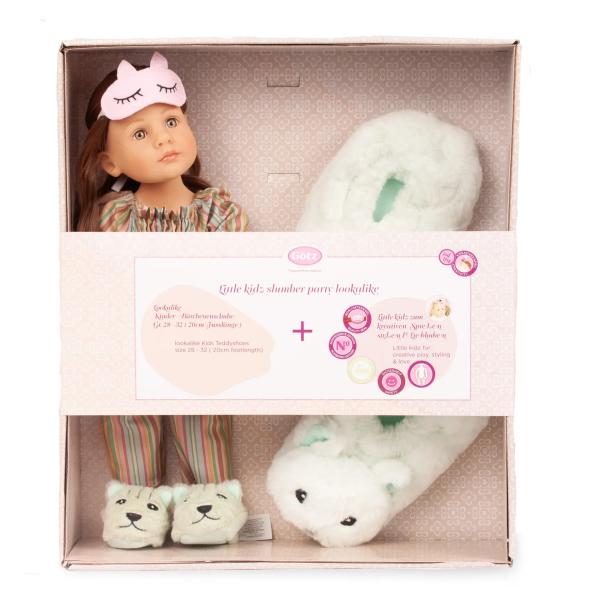 Götz panenka Little Kidz PJ Party s papučkami 36cm (obrázek 7)