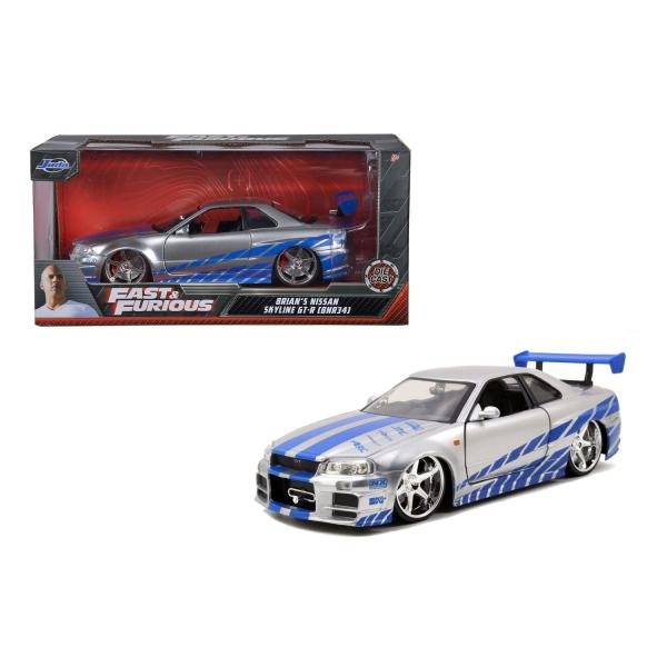 Rychle a zběsile Auto 2002 Nissan Skyline 1:24