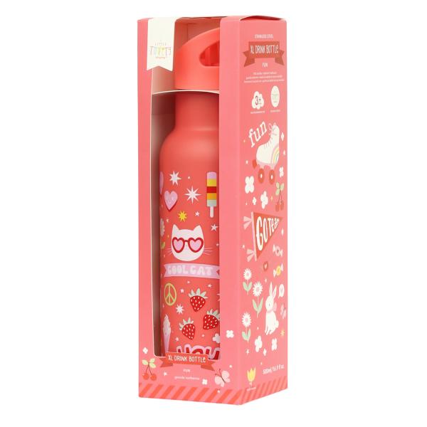 A Little Lovely Company - nerezová láhev na pití, 500 ml - zábava (obrázek 4)