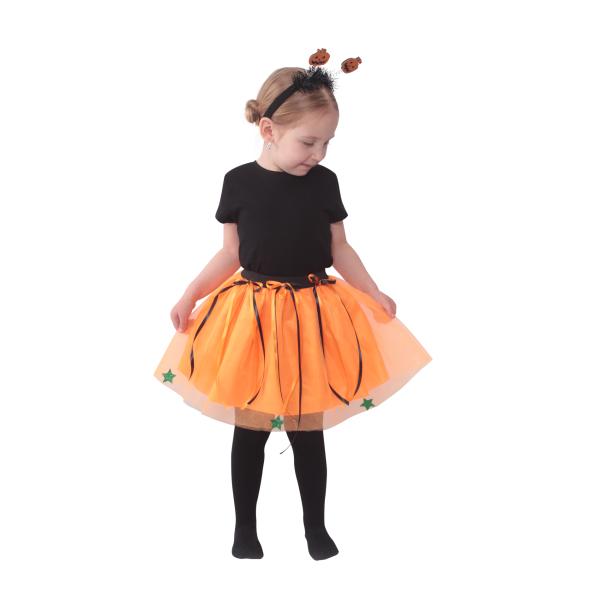 Dětský kostým halloween tutu sukně s čelenkou (obrázek 3)