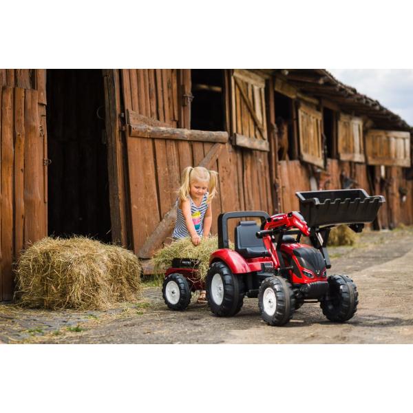 Falk Šlapací traktor 4000AM VALTRA S4 s předním nakladačem a vlečkou (obrázek 4)
