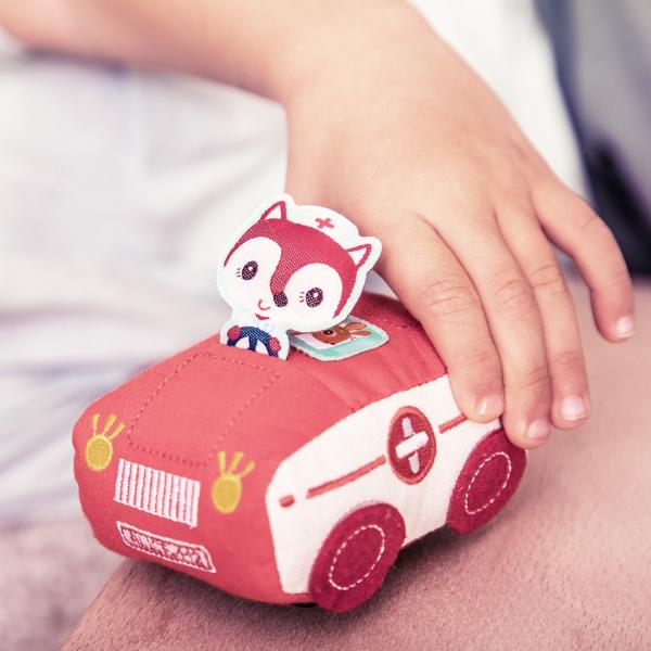 Lilliputiens - Tažené auto s liškou Alicí (obrázek 9)