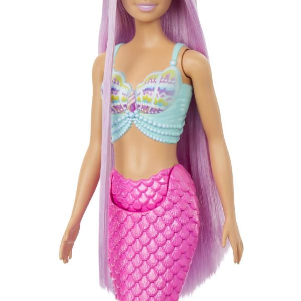 Mattel Barbie Pohádková panenka s dlouhými vlasy - mořská panna (obrázek 3)