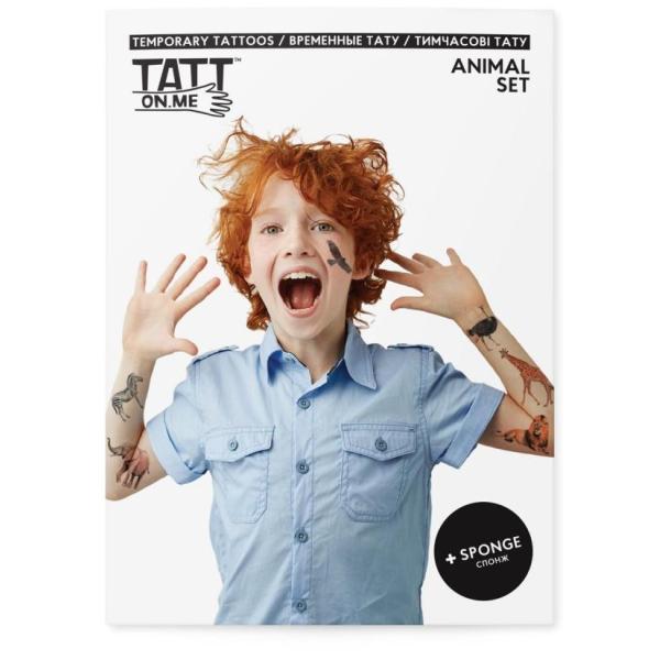 TATTonMe Tetovačky pro děti Zvířata sada