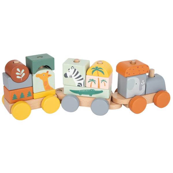 Small foot Drevený vláčik Safari
