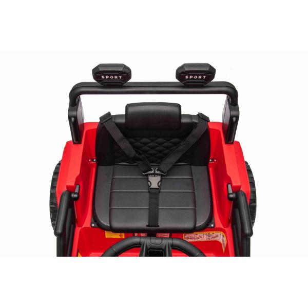 Elektrické autíčko OFFROAD NEW s pohonem zadních kol, červené, Lithiová baterie (obrázek 11)