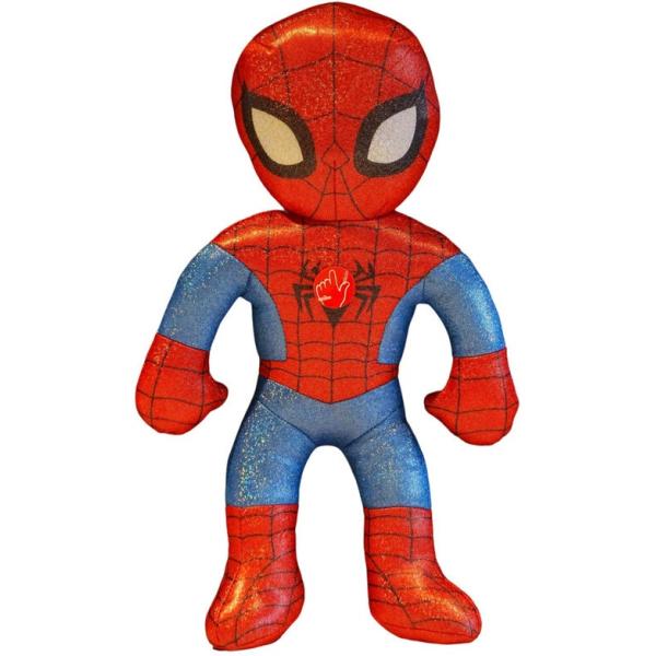 Spiderman scintillante da 38 cm alimentato a batteria con suono