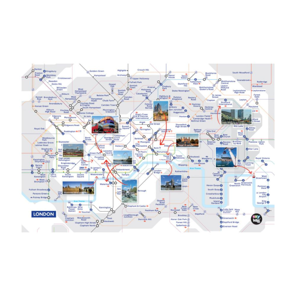 Podložka na stůl PP 60x40cm Londýn