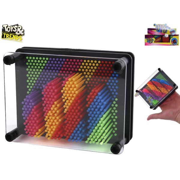 Toys&Trends Pin it! ve tvaru obdélníku 12,5×9,5cm 3D otisky 1 ks