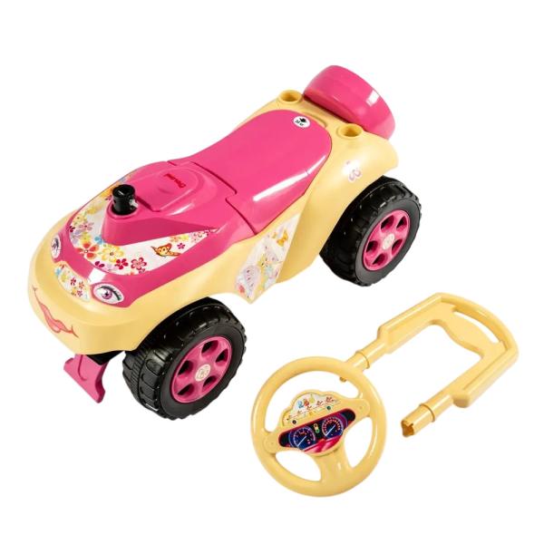 DOLONI Dětské odrážedlo autíčko – růžové