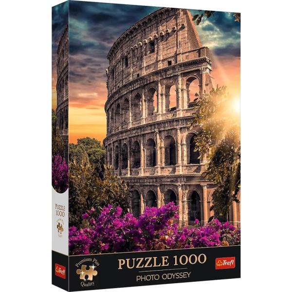 TREFL Puzzle 1000 Premium Plus Kvalita Foto Odysea: Koloseum, amfiteátr v Římě